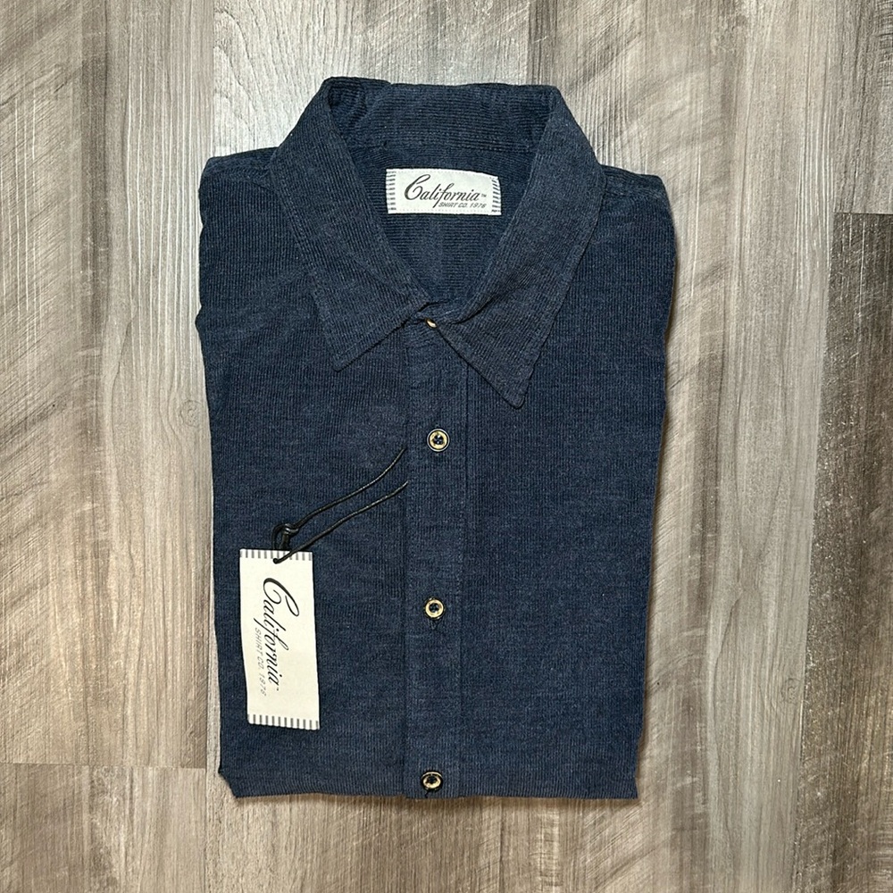 California Shirt Co. Corduroy Long Sleeve Button Down - Large
